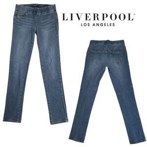 Liverpool Los Angeles Women’s Slim Straight Stretch Denim Jeans Pull On 4 / 27